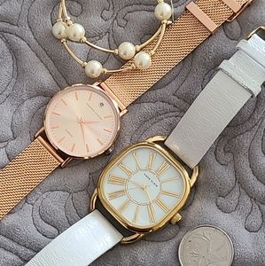 Rose gold/ mesh/Watch